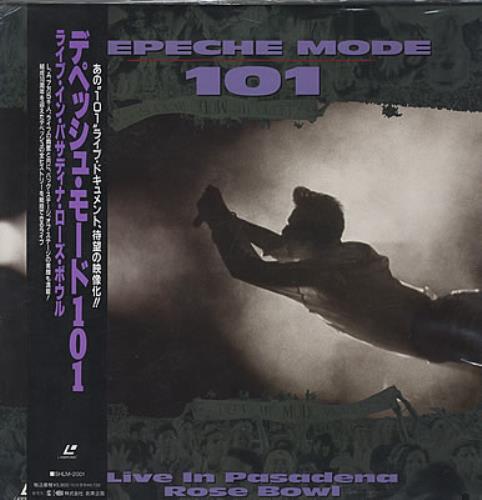 ミュージック DEPECHE MODE 101 Live in Pasadena LD Depeche Mode 101 - Live In Pasadena Rose Bowl Japanese laserdisc